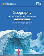 Front cover of Cambridge IGCSE and O Level Geography Coursebook