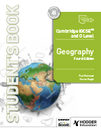 Front cover of Hodder Education Cambridge IGCSE Geography 4th edition Students Book