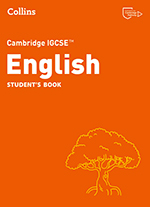 Front cover of Collins Cambridge IGCSE English Students Book