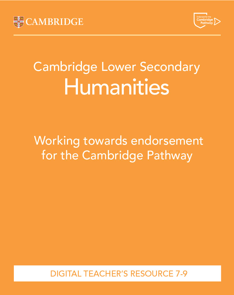 Cambridge Lower Secondary Humanities - front cover - Cambridge University Press