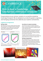 Cambridge Lower Secondary Checkpoinr Graduation guide front cover