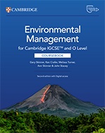 Front cover of Cambridge IGCSE & O Level Environmental Management Coursebook