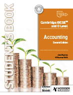 Front cover of Hodder Education Cambridge IGCSE Accounting 2nd edition Student’s Book