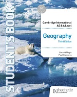 Front cover of Hodder Education Cambridge International AS & A Level Geography 3rd edition Student’s Book